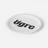 Ogre Papieren Bordje (Gekanteld)