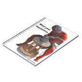 Ogre Potter Making Pots Fantasy Spiral Notitieboek (Linkerzijde)