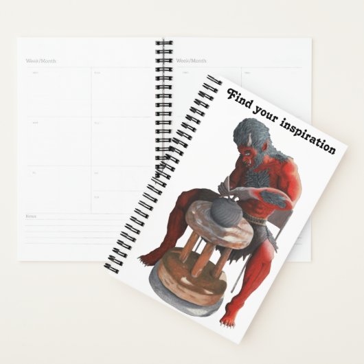 Ogre Potter Utiliser Pottery Wheel Imaginaire Plan (Devant avec enveloppe)