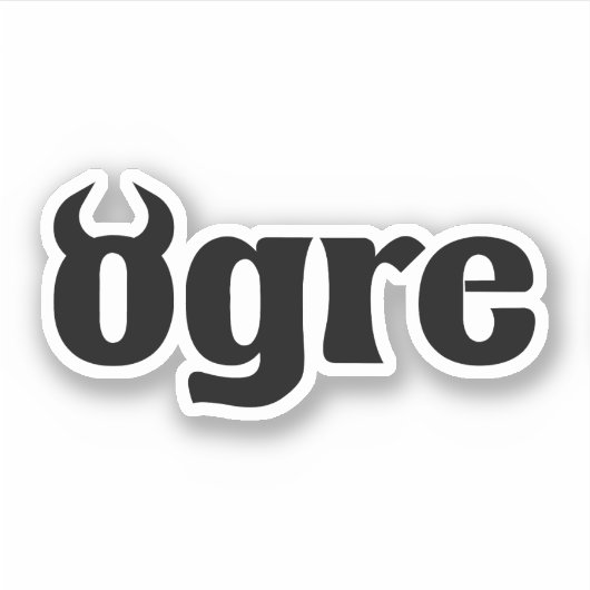 Ogre Sticker (Voorkant)