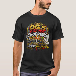OG's Tegen Helikopters Kiezen voor Vredige Toekoms T-shirt