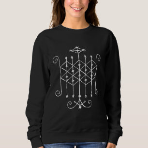 Ogun Voodoo Veve Loa Occult Sigil Symbool Trui
