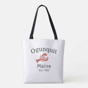 Ogunstoppen Maine Lobster Canvas tas, Red Draagtas