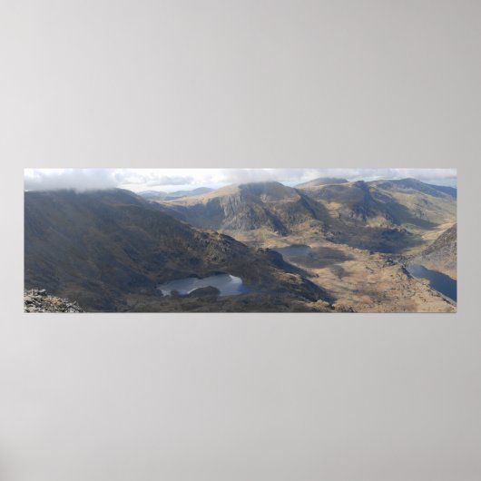 Ogwen Valley, affiche de Snowdonia (Devant)
