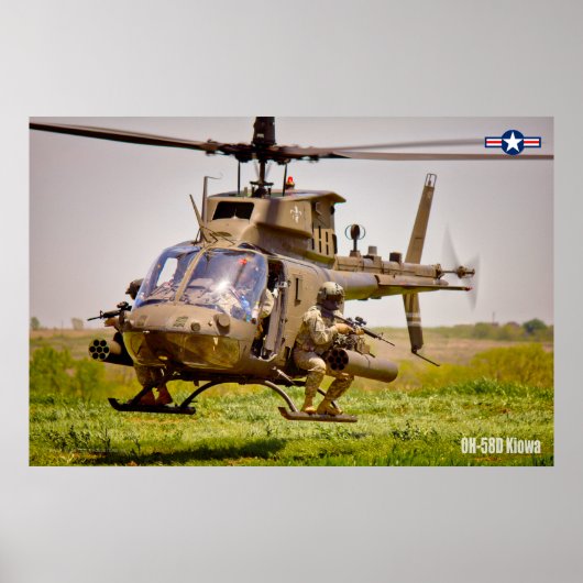 OH-58D KIOWA POSTER (Voorkant)