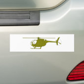 OH-6A Waarnemingshelikopter Bumpersticker (Op auto)