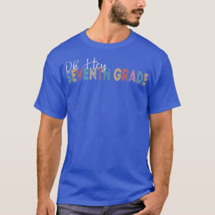 Oh, 7e graad terug naar school Retro Vint T-shirt