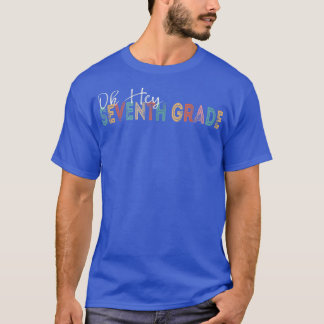 Oh, 7e graad terug naar school Retro Vint T-shirt