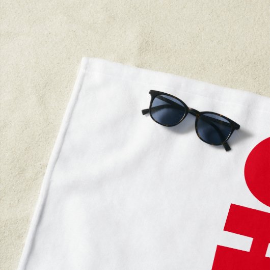 OH, AH SAIS ! Serviette de plage (En situation)