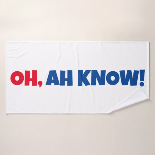 OH, AH WEET HET! Dataset Bad Handdoek (Badhanddoek)