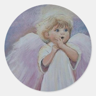 OH ANGEL RONDE STICKER