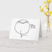 Oh arrêt il, vous - carte de voeux (Fleur jaune)