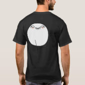 Oh arrêt il, vous - T-shirt de noir de conception (Dos)