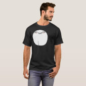 Oh arrêt il, vous - T-shirt de noir de conception (Devant entier)