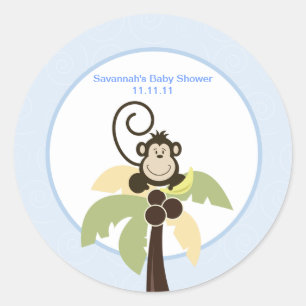 Oh autocollants de faveur de singe de compagnon 3