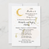 Oh Babies Neutral Twins Baby shower Invitation (Devant)