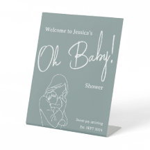 "Oh Baby!" 2024 baby shower Uitnodiging