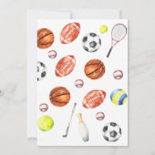 Oh Baby ALL STAR SPORT Baby Shower Invitation (Dos)