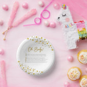 Oh Baby Assiette En Carton (Fête)