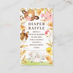 Oh Baby Baby shower Dierenriet Informatiekaartje