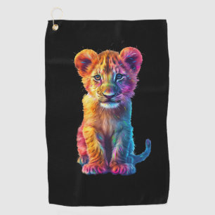 Oh Baby Big Cat Cub Golfhanddoek