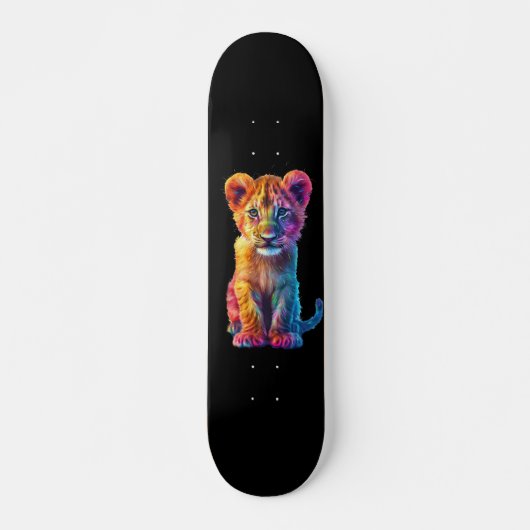 Oh Baby Big Cat Cub Skateboard (Voorkant)