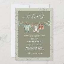 Oh Baby Botanische Salie Baby Shower