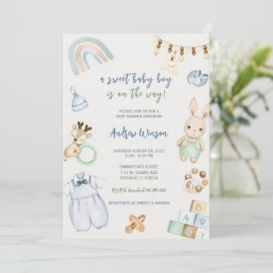 Oh Baby Boy Boho Feest Kaart
