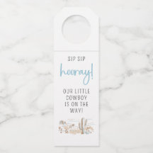 Oh Baby Boy Bottle Hanger Labels
