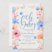 Oh Baby Boy uitnodiging (Voorkant)