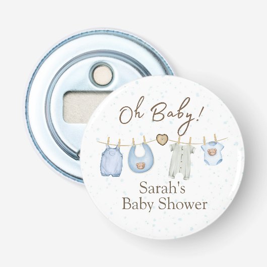 Oh Baby! Button Bottle Opener (Voorkant)