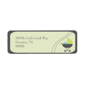 Oh Baby! Carriage Invitation Set Labels