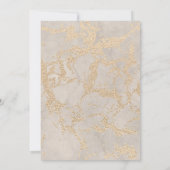 Oh Baby Champagne Foil Baby shower Invitation (Dos)