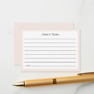 Oh Baby Cowgirl Shower Advice and Wishes Enclosure Informatiekaartje