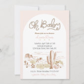 Oh Baby Cowgirl Shower Invitation (Devant)