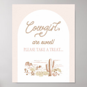 Oh Baby Cowgirl Shower Touw Favor Poster