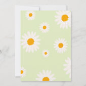 Oh Baby Daisy Baby Shower Kaart (Achterkant)