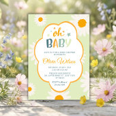 Oh Baby Daisy Baby Shower Kaart