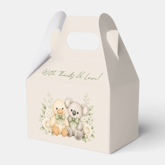 Oh Baby Eend en Koeala Baby Shower Bedankdoosjes