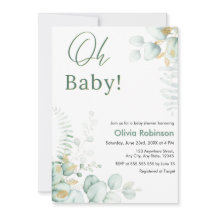 Oh Baby Eucalyptus Groenelementen Gouden Babyfeest