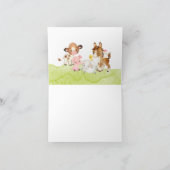 Oh Baby Farm Animaux Baby shower Merci (Intérieur)