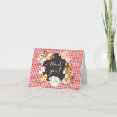 Oh Baby Farm Animaux Baby shower Merci (Devant)