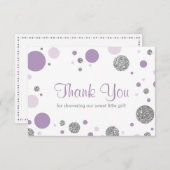 Oh Baby Girl, Carte de remerciements, Parties scin (Devant / Derrière)