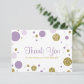 Oh Baby Girl, Carte de remerciements, Parties scin (Debout devant)