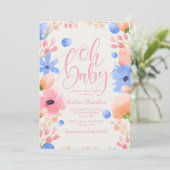 Oh Baby Girl Invitation (Debout devant)