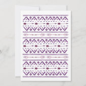 Oh Baby Girl Tribal Baby shower Invitation (Dos)