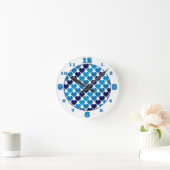 Oh Baby harten - Blauw Ronde Klok (Huis)