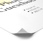 Oh Baby Honey Bee Foto-gastenboek Poster (Hoek)