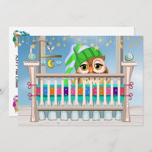 Oh Baby Invitation (Devant / Derrière)