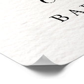 Oh Baby Jungle Baby Shower Boy Poster (Hoek)